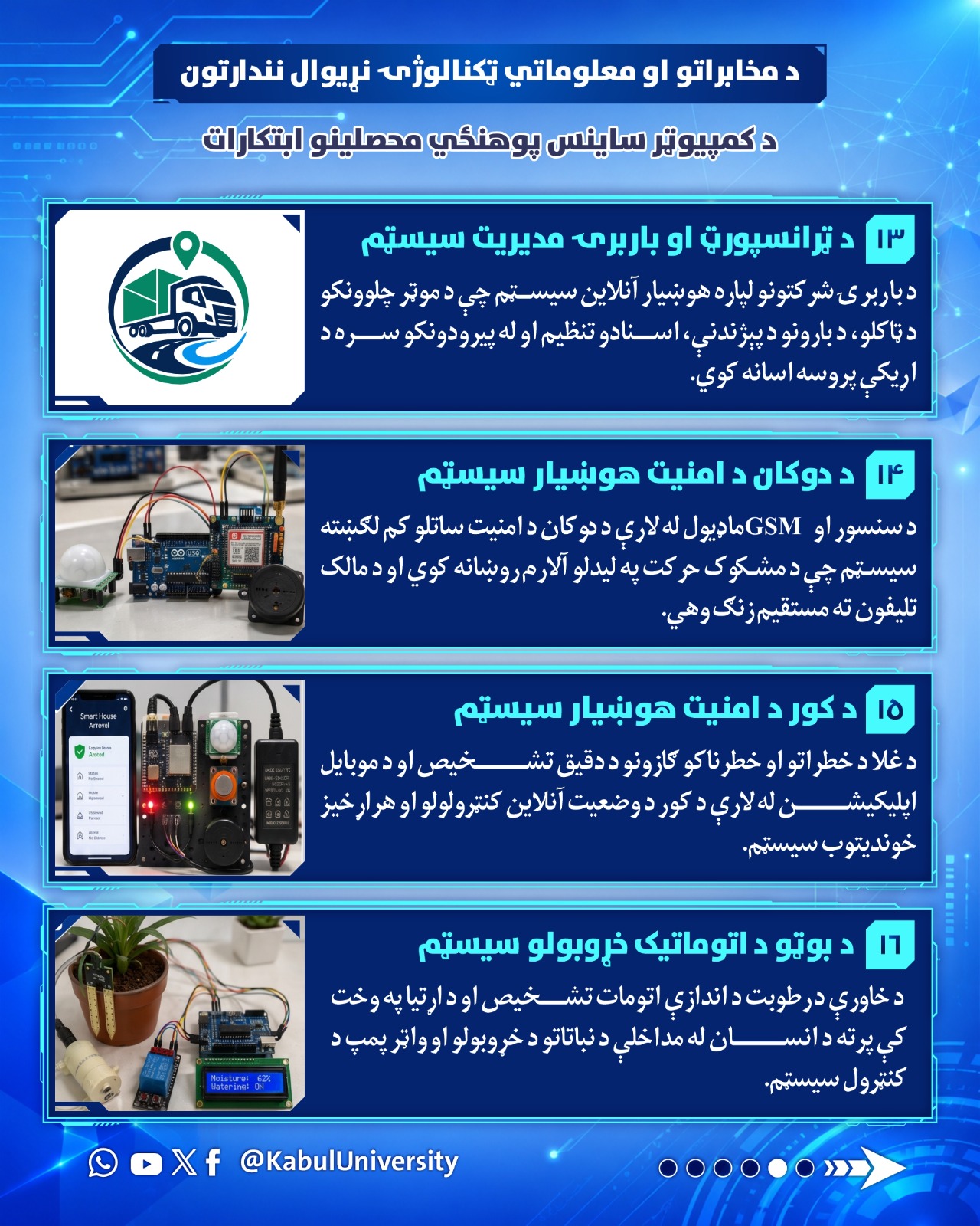 د محصلينو لخوا د وړاندې شوو نوښتونو لړئ _ ٥