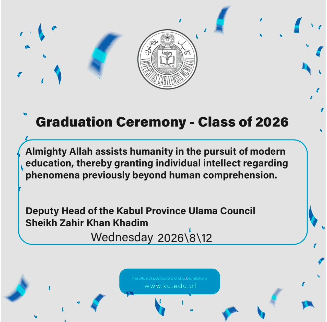 Graduation Ceremony - Class of 2026