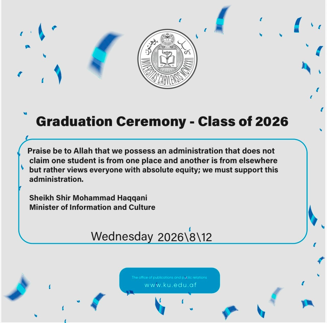 Graduation Ceremony - Class of 2026